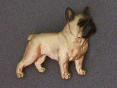 French Bulldog - Brooche Figure