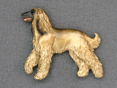 Afghan Hound - Brooche Figure