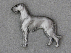 Scotish Deerhound - Brooche Figure