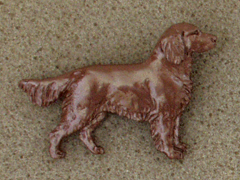 German Longhaired Pointer - Brooche Figure