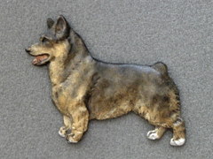 Swedish Vallhund - Brooche Figure