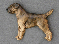 Border Terrier - Brooche Figure