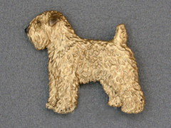 Soft Coated Wheaten Terrier - Brooche Figure