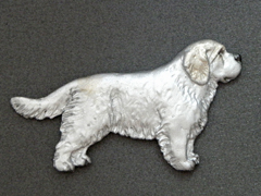 Clumber Spaniel - Brooche Figure