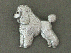 Poodle Baby - Brooche Figure