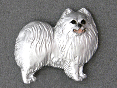 Pomeranian - Brooche Figure