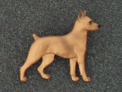 Miniature Pinscher - Brooche Figure
