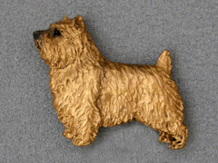 Norwich terrier - Brooche Figure