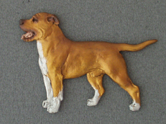 American Pit Bull Terrier - Brooche Figure