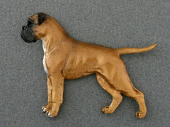 Boxer - Brooche Figure
