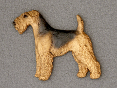 Welsh Terrier - Brooche Figure