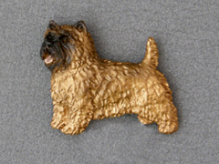 Cairn Terrier - Brooche Figure