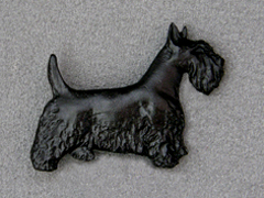 Scotish Terrier - Brooche Figure
