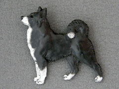 Karelian Beardog - Brooche Figure
