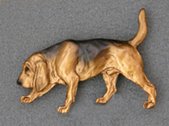 Bloodhound - Brooche Figure