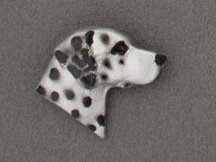 Dalmatian - Brooche Small Head