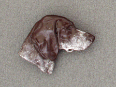 German Shorthaired Pointer - Brooche Small Head