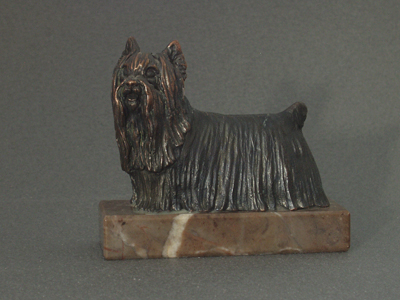 Yorkshire Terrier - Classic Figure on Marble Base