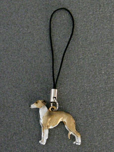 Whippet - Cell Phone Charm