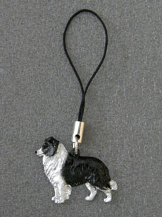 Border Collie - Cell Phone Charm