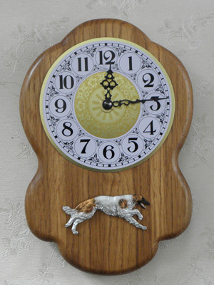 Barsoi - Wall Clock Rustical Figure