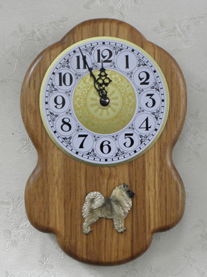 Eurasier - Wall Clock Rustical Figure