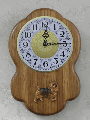 Australian Terrier - Wall Clock Rustical Figure