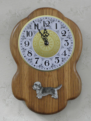 Dandie Dinmont Terrier - Wall Clock Rustical Figure