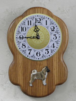 Akita Inu - Wall Clock Rustical Figure