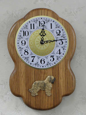 Briard - Wall Clock Rustical Figure