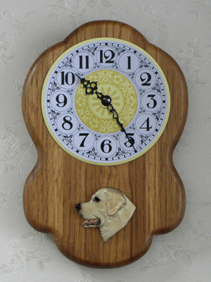 Labrador Retriever - Wall Clock Rustical Head