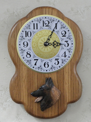 Belgian Tervueren - Wall Clock Rustical Head