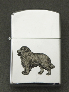 Bernese Mountain Dog - Gasoline Ligter Figure