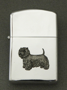 West Highland White Terrier - Gasoline Ligter Figure