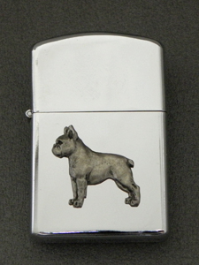 Boston Terrier - Gasoline Ligter Figure