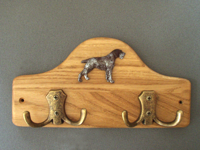 German Wirehaired Pointer - Leash Hanger Figure