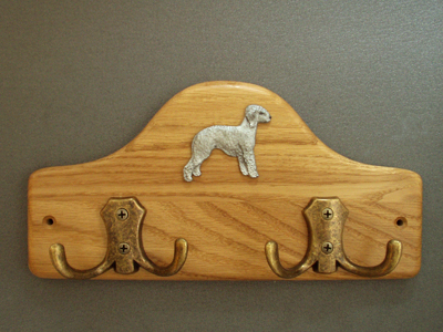 Bedlington Terrier - Leash Hanger Figure