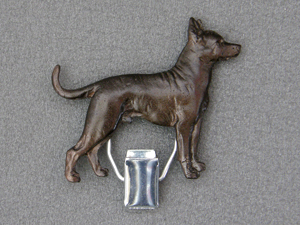 Mexican Hairless - Number Card Clip