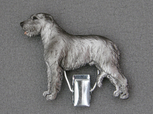 Irish Wolfhound - Number Card Clip