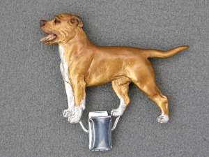 American Pit Bull Terrier - Number Card Clip