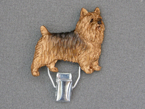 Australian Terrier - Number Card Clip