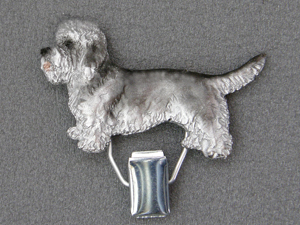 Dandie Dinmont Terrier - Number Card Clip