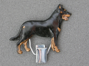 Beauceron - Number Card Clip