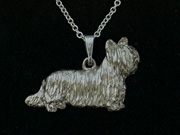 Skye Terrier - Pendant Figure
