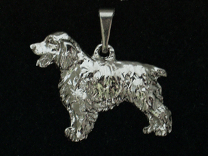 Welsh Springer Spaniel - Pendant Figure Silver