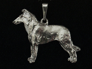 Collie Smooth - Pendant Figure Silver