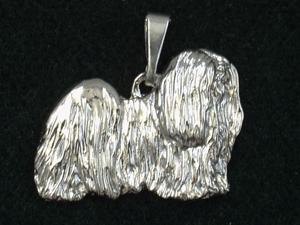 Lhasa Apso - Pendant Figure Silver