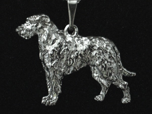 Irish Wolfhound - Pendant Figure Silver