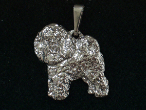 Bichon Frisé - Pendant Figure Silver