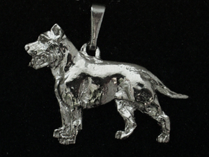 American Staffordshire Terrier - Pendant Figure Silver